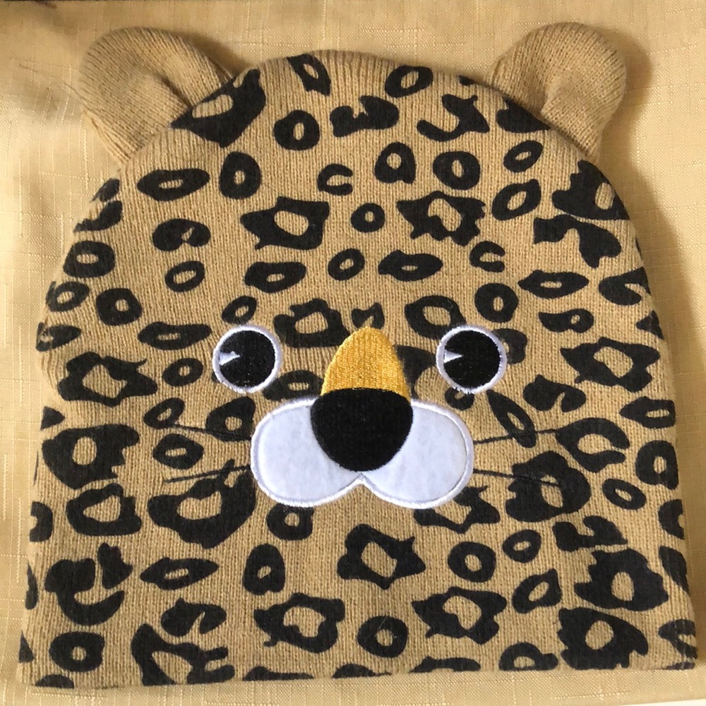 Cheetah Beanie (“ears” included): Never Worn